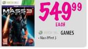 Xbox 360 Games Mass Effect 3-Each