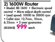 Ryobi 1600W Router-RE-1600 Each