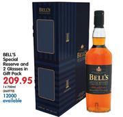 Bell's Special Reserve And 2 Glasses In Gift Pack-1x750ml