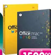 Microsoft Office Mac and Student 2011