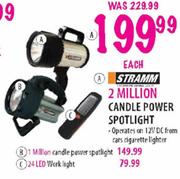 Stramm 2 Million Candle Power Spotlight-Each