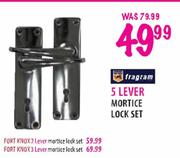  Fort Knox 2 Lever Mortice Lock Set