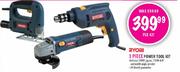 Ryobi 3 Piece Power Tool Kit-Per Kit