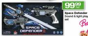 Space Defender Sound & Light Play Set-Per Set 