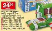Huggies Aloe Baby Wipes-64's