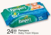 Pampers Baby Fresh Wipes-64's