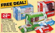 Huggies Regular Baby Wipes-288's