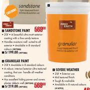 Fired Earth Granular Paint-20l