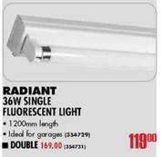 Radiant 36W Single Fluorescent Light 