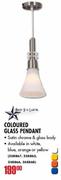 Bright Star Lighting Coloured Glass Pendant