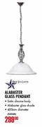 Bright Star Lighting Alabaster Glass Pendant