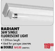 Radiant Single Fluorescent Light-36W-1200mm