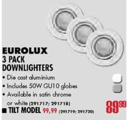 Eurolux 3 Pack Downlighters