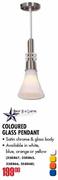 Bright Star Lighting Coloured Glass Pendant