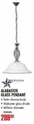 Bright Star Lighting Alabaster Glass Pendant