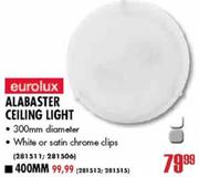 Eurolux Alabaster Ceiling Light-300mm