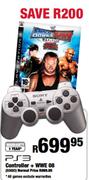 PS3 Controller + WWE 08