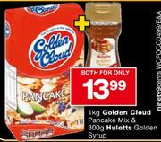 Golden Cloud Pancake Mix-1kg & Huletts Golden Syrup-300gm