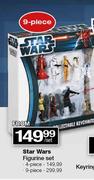 Star Wars Figurine Set-9 piece per set