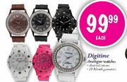 Digitime Analogue Watches-each