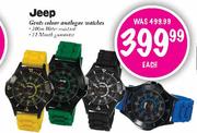 Jeep Gents Colour Analogue Watches-each
