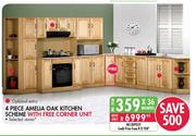 4 Piece Amelia Oak Kitchen Scheme 