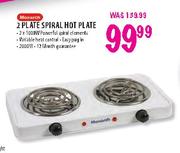 Monarch 2 Plate Spiral Hot Plate