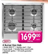 Defy 4 Burner Gas Hob (DHG117)