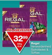 Regal Verskeidenheid Sjokolades & Toffies-500g 