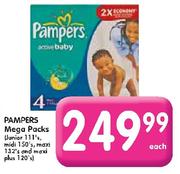 Pampers Mega Packs (111's/150's/132's/120's)