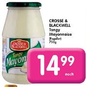 Crosse & Blackwell Tangy Mayonnaise (Regular)-750g each
