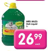 Mrs Miles Dish Liquid-5 Ltr
