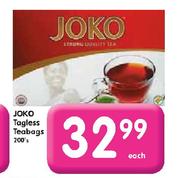 Joko Tagless Teabags-200's