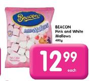 Beacon Pink and White Mallows-400g each