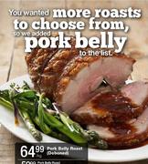 Pork Belly Roast(Deboned)-Per Kg