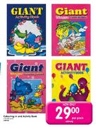 Colouring-in and Activity Book Double Pack-per pack