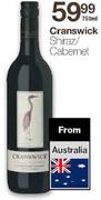Cranswick Shiraz/Cabernet-750ml