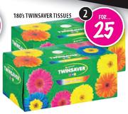 Twin Saver Tissues-2x180's 