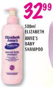 Elizabeth Anne's Baby Shampoo-500ml