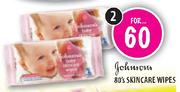 Johnsons Skincare Wipes-2x80's