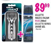 Gillette Mach Razor-3's
