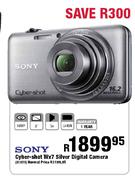 Sony Cyber Shot Wx7 Silver Digital Camera