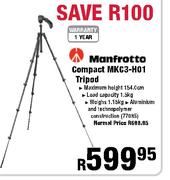 Manfrotto Compact Tripod(MKC3-H01)