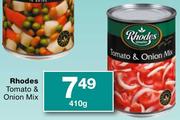 Rhodes Tomato & Onion Mix-410g