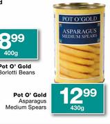 Pot O'Gold Asparagus Medium Spears-430g
