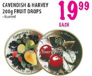 Cavendish & Harvey Fruit Drops-200gm 