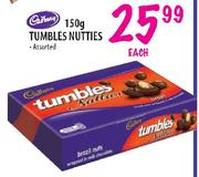 Cadbury Tumbles Nutties-150gm Each