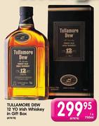 Tullamore Dew 12 Yo Irish Whiskey In Gift Box-1 x 750ml