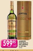 Jameson Gold Reserve Irish Whiskey In Gift Box-1 x 750ml