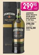 Jameson Select Reserve Small Batch Irish Whisky In Gift Box-1 x 750ml